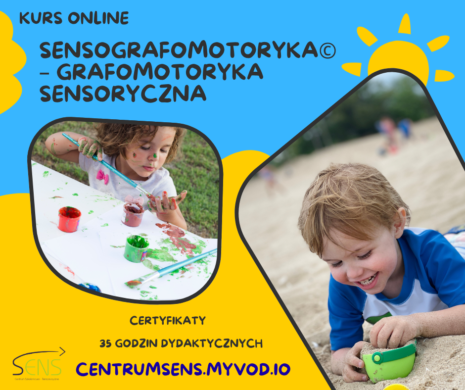 Sensografomotoryka©- grafomotoryka sensoryczna©. Kurs online w formie nagrań video